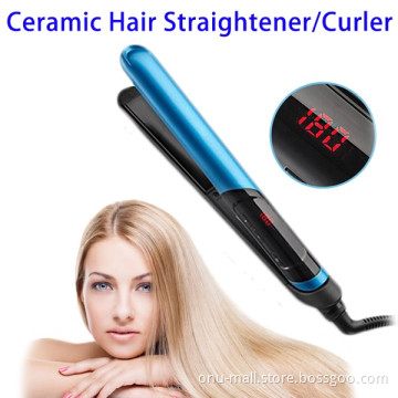 Personalized Private Label Hair Straightener Professional Curler Ceramic Flat Iron